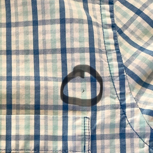 IZOD Mens Button Down Plaid Shirt (Size S/P - Picture 4 of 4